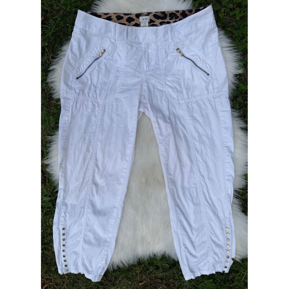Y2K Lowrise White Capri Size 10 - 98% Capri - Vintage Capris